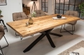 Industrialny stół z drewna mango na metalowych nogach typu pająk 180 cm TIMBERO