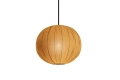 Lampa sufitowa w stylu boho, materiałowy klosz w kolorze złotym 35 cm SASSY