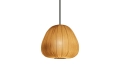 Lampa sufitowa w stylu boho, materiałowy klosz w kolorze złotym 30 cm SASSY