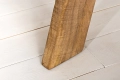 Okrągły stół do jadalni z drewna mango, naturalny brąz boho 120 cm HONES
