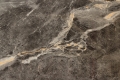 Stół z blatem ceramicznym o wyglądzie marmuru, fornir z drewna orzechowego 200 cm VINERA II