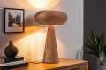 Lampa stołowa z drewna akacjowego 37 cm ALLO