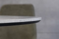 Okrągły stół z blatem imitującym kamień, na metalowych nogach 120 cm ELITE